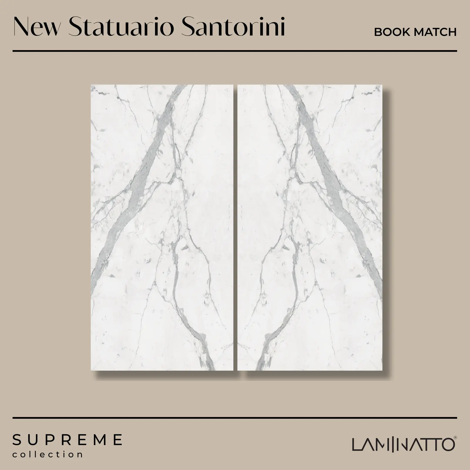 New Statuario Santorini — Chapa